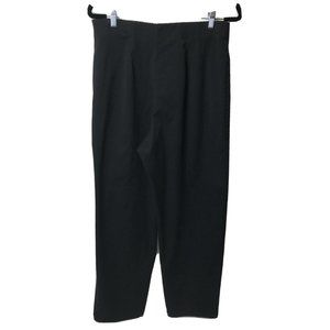 Briggs New York Womans Black Polyester, Rayon Cropped Pants Size 16